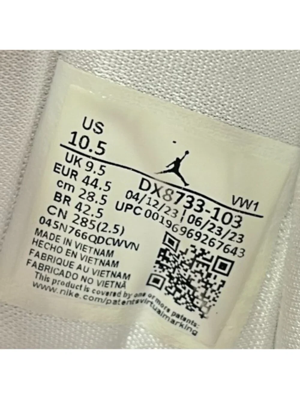 Nike Air Jordan Luka 2 Mens Size 10.5 White Athletic Basketball Shoes Sneakers